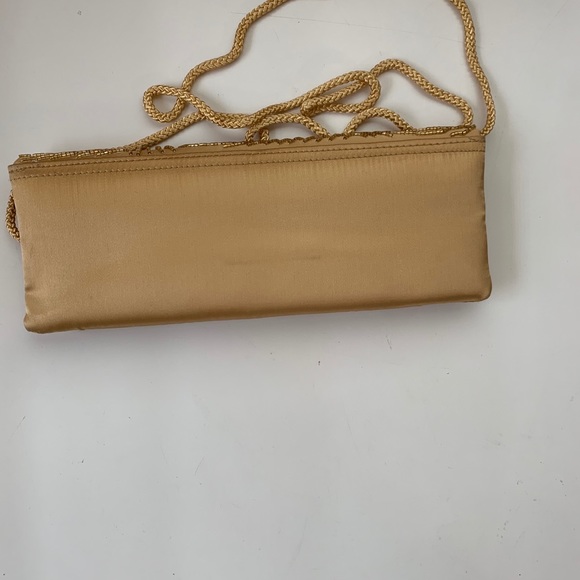 La Regale Gold Beaded Evening Bag - Picture 5 of 8